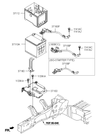 371504V100-TRAY ASSY-BATTERY