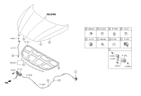 811303X000-Lock assy-hood
