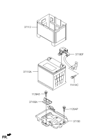 371800Q000-Sensor assy., battery
