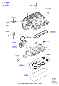 BL3Z9439A-GASKET-INTAKE ADAPTER