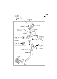 32800A4100-PEDAL ASSY-BRAKE