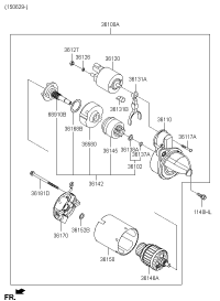 361002E121-STARTER ASSY