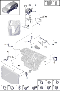 PAB121081-PORSCHE CAYENNE VENT LINE