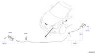 656013RA0A-Lock assy-hood
