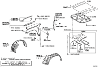5334160390-INSULATOR, HOOD