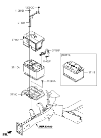 37180F0100-Sensor assy., battery