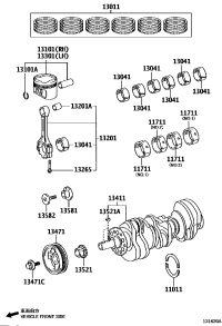 110110P010-WASHER SET, CRANKSHAFT THRUST