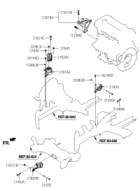 21810B3100-BRACKET ASSY-ENGINE MTG
