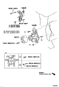 161000H040-PUMP ASSY, ENGINE WATER