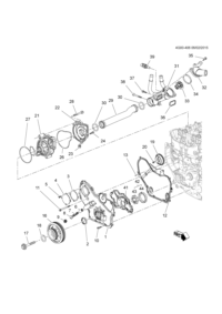 11518063-Bolt (20 parts) (M6X1.0X25) (8.900)