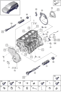 95810921000-Cover, valve timing housing