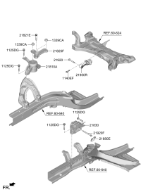21810BU100-BRACKET ASSY-ENGINE MTG