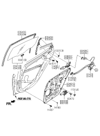 834853X000-BRACKET-RR O/S HANDLE SUPPORT