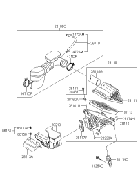 281302Z150-HOSEASSY-AIRINTAKE