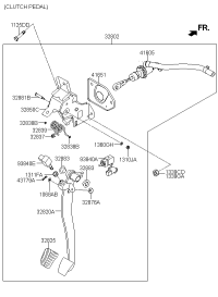 328202S000-Arm assy-clutch