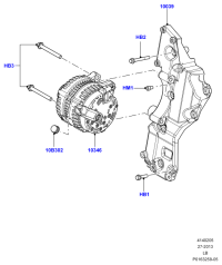 LR001200-ALTERNATOR, 12V 80A 4PK, TOYOTA