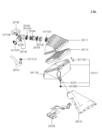 281003B000-SENSOR ASSY-AIR FLOW