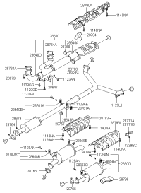 286103B430-PIPE-EXHAUST FR