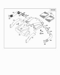 6290940104-AIR FILTER ELMT-C(W204)D
