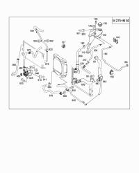 2215011184-RADIATOR HOSE W124/E200/E220