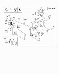 2215016084-RADIATOR HOSE W124/E200/E220
