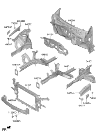 64101O1000-CARRIER ASSY-FR END MODULE