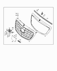 2228800083-GRILLE RADIATOR