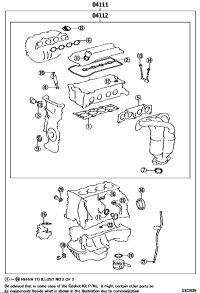 0411128132-GASKET KIT, ENGINE OVERHAUL