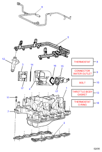 E83Z9F670A-GASKET,W.PUMP INLET