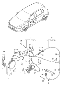 1J0971843A-Bracket-cable: