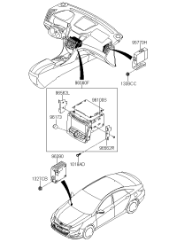 965604R400-HEAD UNIT ASSY-AVN