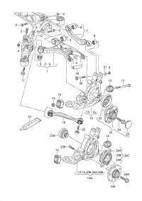 L8KD505311-CONTROL ARM REAR/FRT LH/A3/Q2