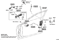6903048120-LOCK ASSY, FRONT DOOR W/MOTOR, RH