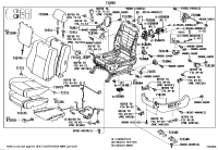 7193052030E4-SUPPORT ASSY, REAR NO.1 SEAT HEADREST