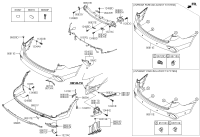 95720B8300W9U-Ultrasonic sensor assy - parking assist system