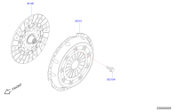 301002GD0A-CLUTCH DISC