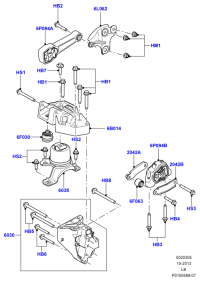 LR001179-RUBBER,T/MISSION MT