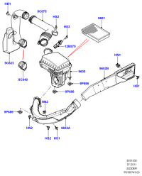 MHK501040-SENSOR ASSY-WHEEL SPEED,LH