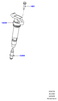 LR002954-IGNITION COIL-LR/DISC IV L319/