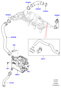 LR001265-HOSE ASSY-EGR COOLER,OUT