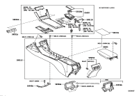 5890306081C0-PANEL SUB-ASSY, CONSOLE REAR END