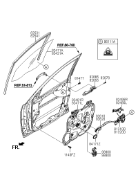 826102B010RAS-HANDLE ASSY-DR I/S LH