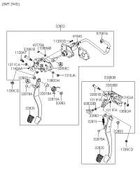 328023K220-Pedal assy-clutch