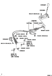 3350413010C0-KNOB SUB-ASSY, SHIFT LEVER
