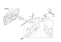 823070U020SBG-PANEL ASSY-FRONT DOOR TRIM,LH