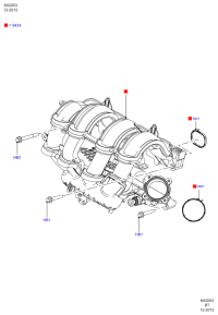 4M5G9441FA-GASKET-INTAKE ADAPTER