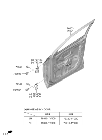 76003N8000-Door assy-front lh