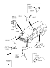 95681B8500-Sensor assy-ABS real wheel, rh