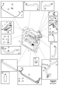 31368482-RADIATOR HOSE W124/E200/E220