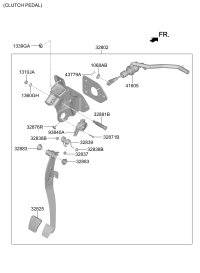 32802Q2100-PEDAL ASSY-CLUTCH